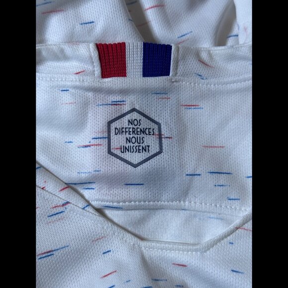 Nike Jersey Medium Womens White France National Soccer Team 2018 Football - Picture 8 of 10